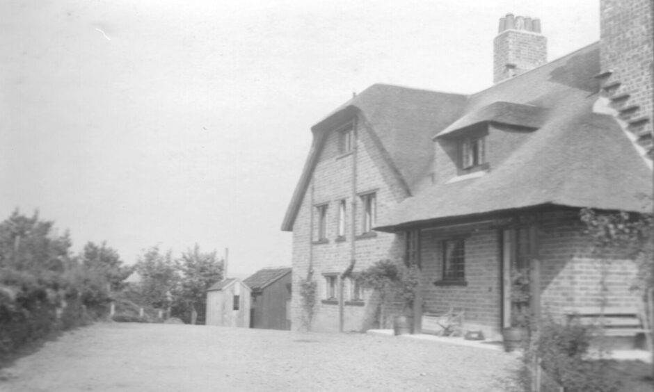 Sandford House originally had a thatched roof.