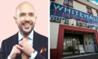 Comedian Tom Allen and a general view of the Whitehall Theatre in Dundee
