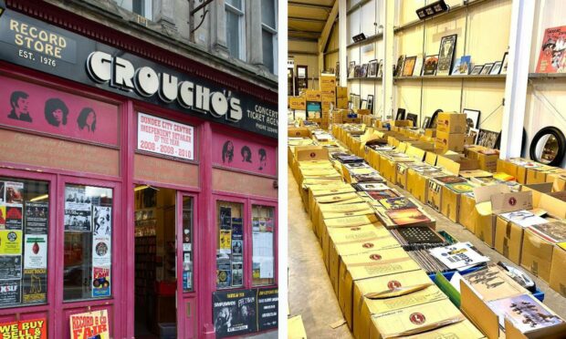 Old records from Groucho's in Dundee go to auction