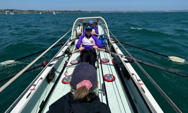 Robyn Hart-Winks from Kirriemuir is in training for the 'world's toughest row'. Image: Supplied