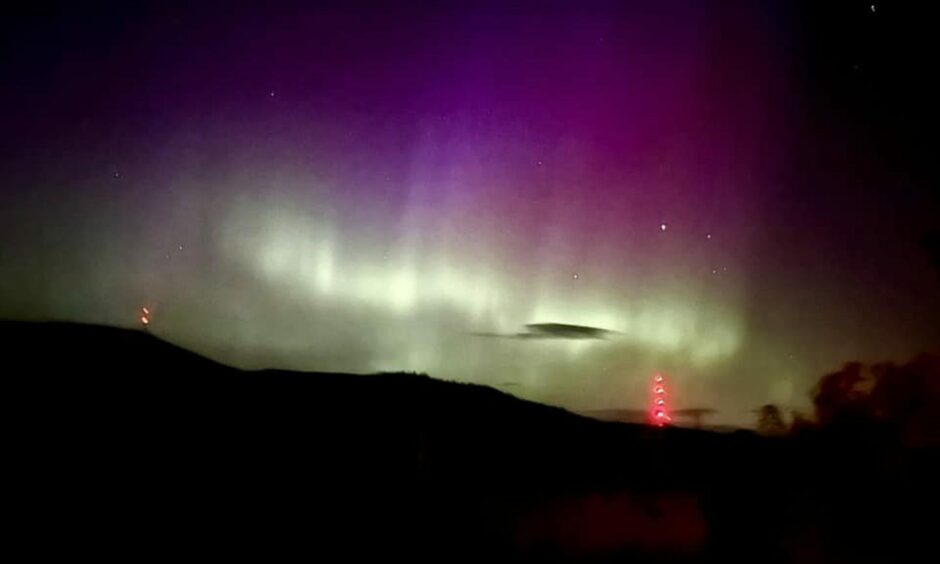 Northern Lights in Dundee.