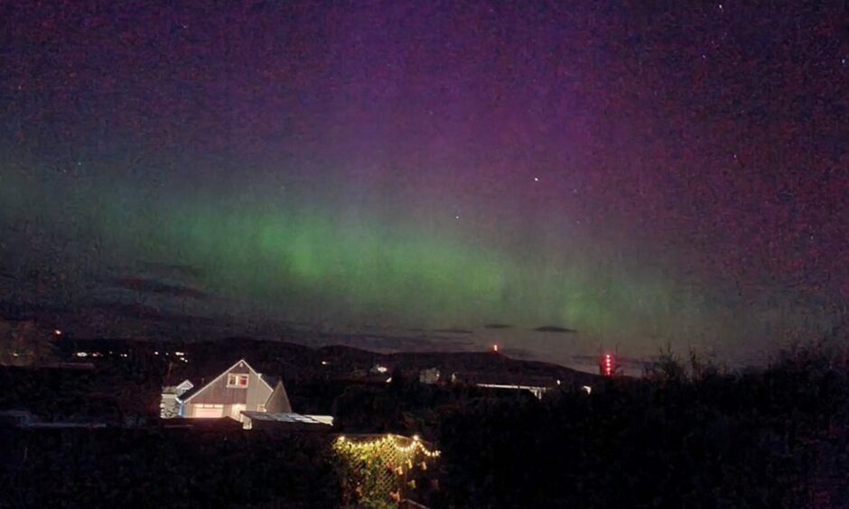 Northern Lights from Birkhill, Angus.