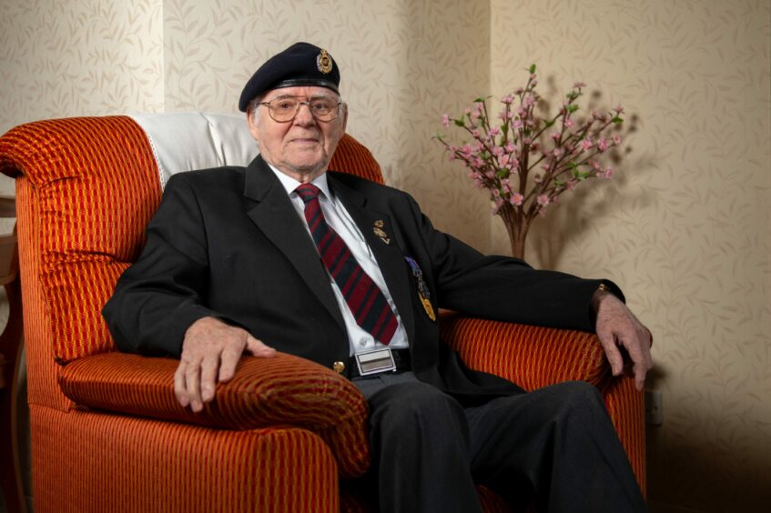 Nuclear test veteran Dave Whyte at home in Kirkcaldy