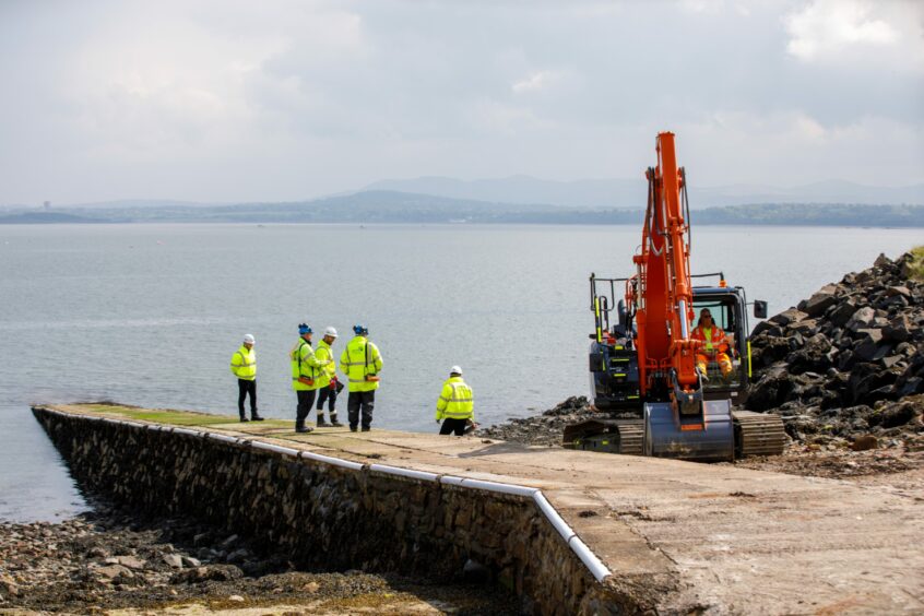 Dalgety Bay shore project 