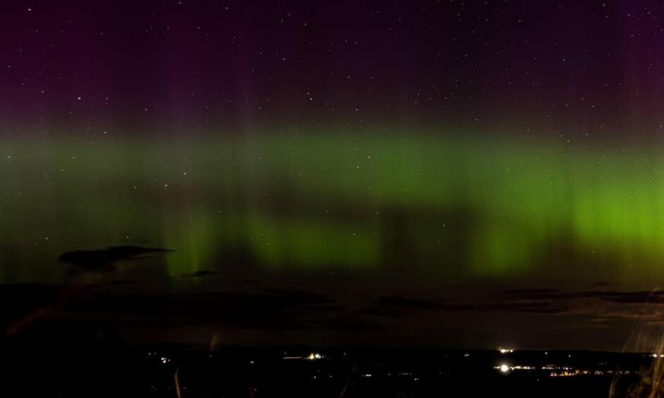 Northern Lights in Dundee.