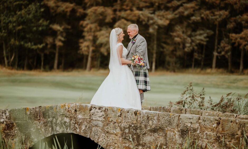 Kimberly Adams and Iain Gordon enjoyed a dream wedding in Fife.