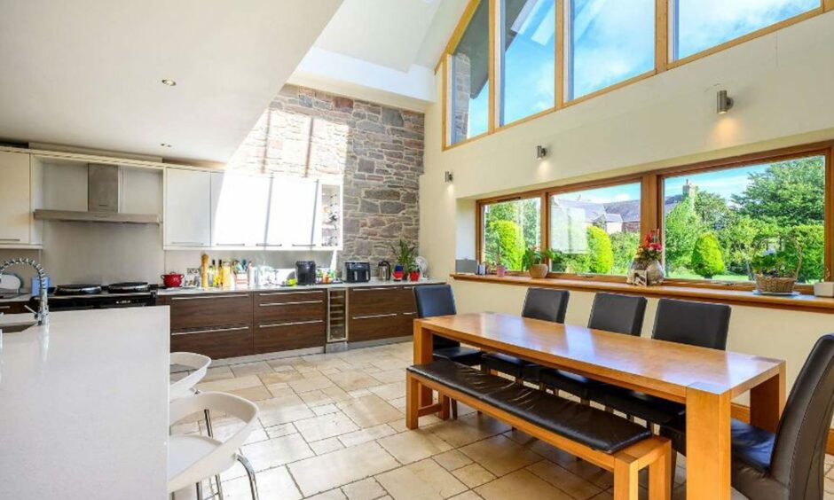 Kitchen in Old Mill House, Errol.