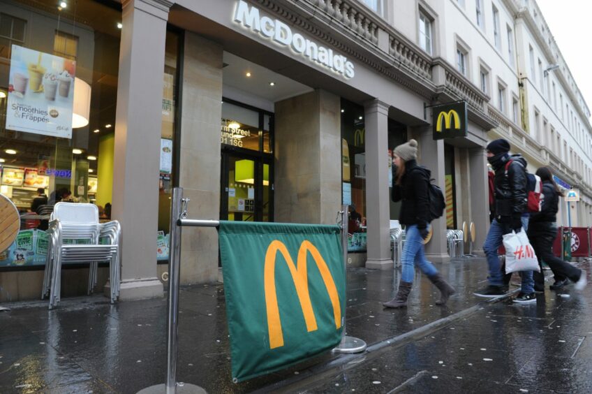 McDonald's on Reform Street in Dundee, which has joined the Take It Back single-use cup recycling scheme