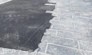 Some of the bricks on Perth's Mill Street have been damaged.