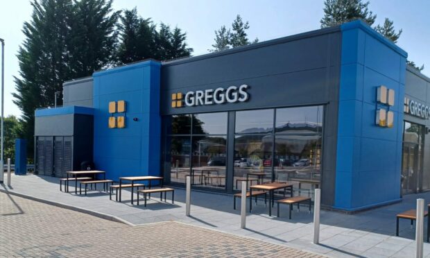 New Greggs store at the Stack Retail Park, Dundee