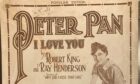 A musical score to accompany the first silent film production of Peter Pan. Image: National Trust for Scotland