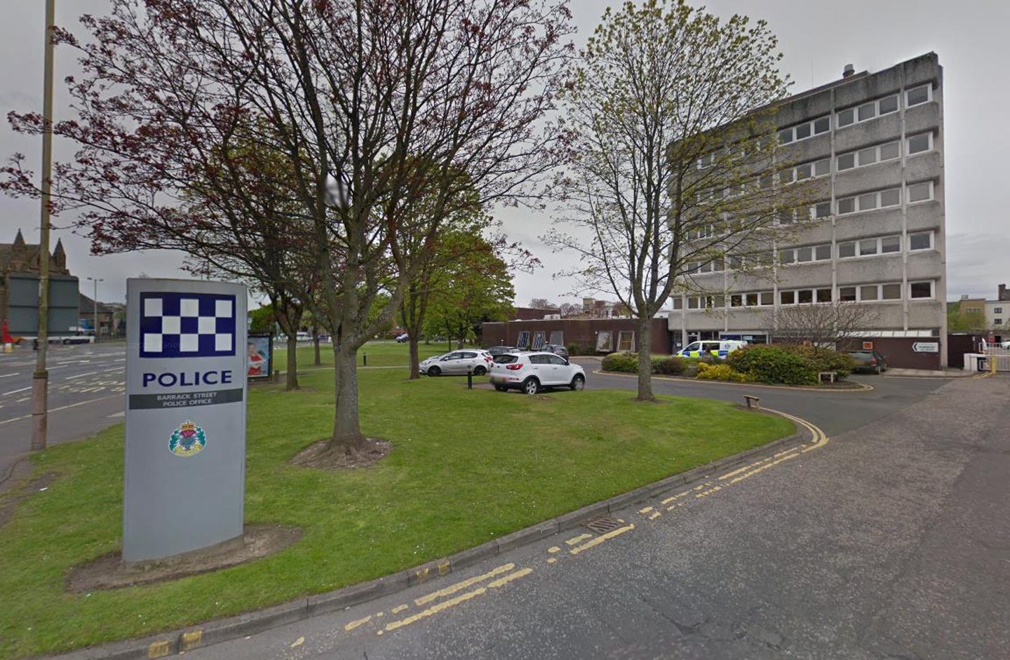 Two police station in Tayside are affected by the faulty concrete, including Perth police station