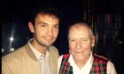 Craig Weir with his 'musical grandfather', the late Alan Longmuir. Image: Supplied by Craig Weir.