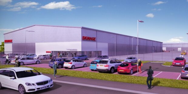 How the multi-million-pound industrial unit could look. Image: Scarborough Muir.