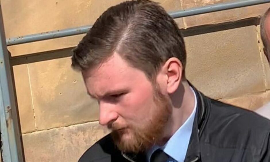 Rhys Falconer at Dundee Sheriff Court.