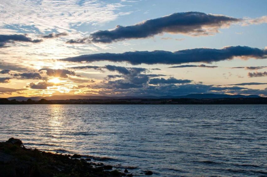 The Montrose Basin is a great spot to enjoy spectacular sunsets.