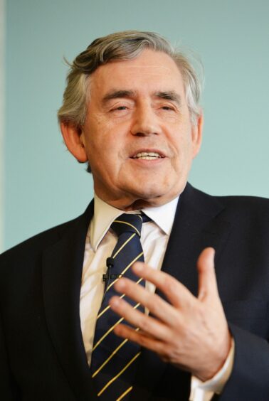 Former Prime Minister, Gordon Brown.
