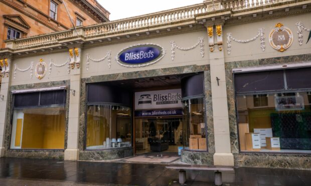 Bliss Beds is opening in the former McEwens of Perth. Image: Image: Steve MacDougall/DC Thomson.