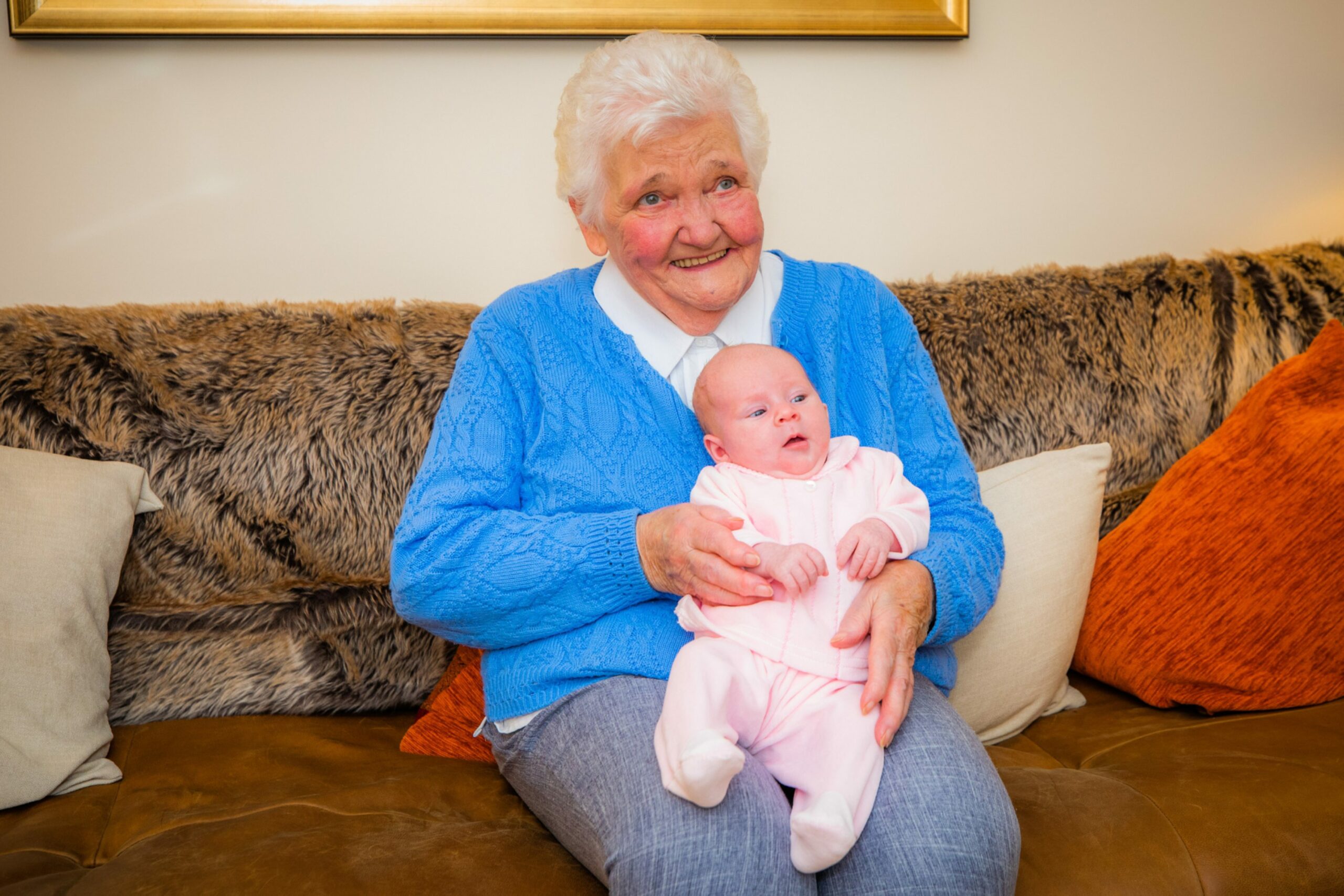 Great-great-grandmother Liza Nicol with Louella.