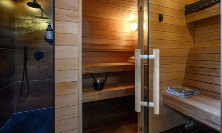 Sauna at Yorkhill in Crieff.