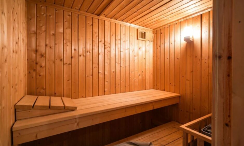 Sauna in former flour mill in Lundin Links.