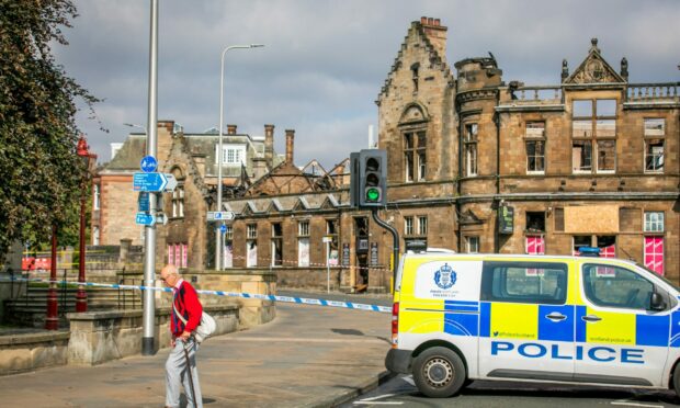 Police have arrested and charged three youth in connection with the fire at Kitty's in Kirkcaldy