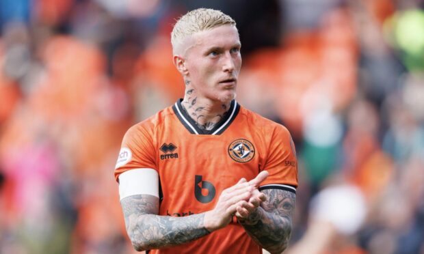 Craig Sibbald applauds Dundee United fans