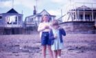 A young Phyllida and her sister at Shelly Beach, Exmouth. Image: Phyllida Shrimpton.