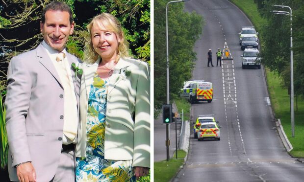 Harry and Shirley Taggerty died by the side of the A911 Leslie Road.