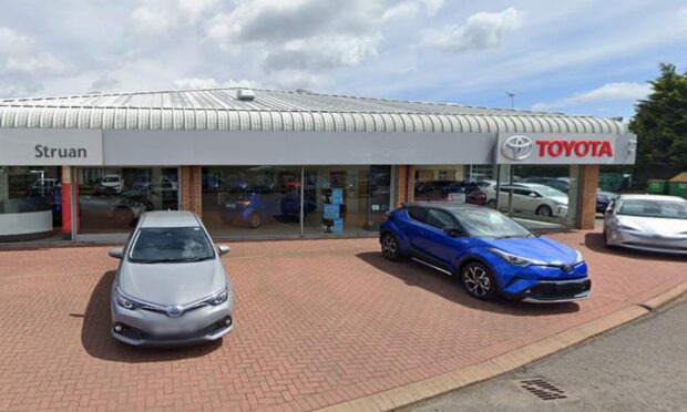 The Struans dealership in Dundee. Image: Google Maps.