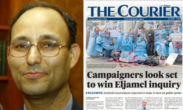 The Courier's exclusive story revealing Eljamel campaigners were poised to win public inquiry fight.