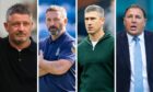 Dundee FC boss Tony Docherty will face Derek McInnes, Nick Montgomery and Malky Mackay in crunch clashes over the next few weeks.