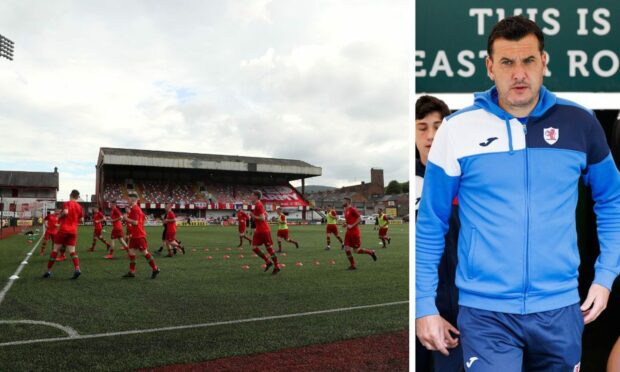 Ian Murray is preparing his side to face Cliftonville. Images: PA and SNS.