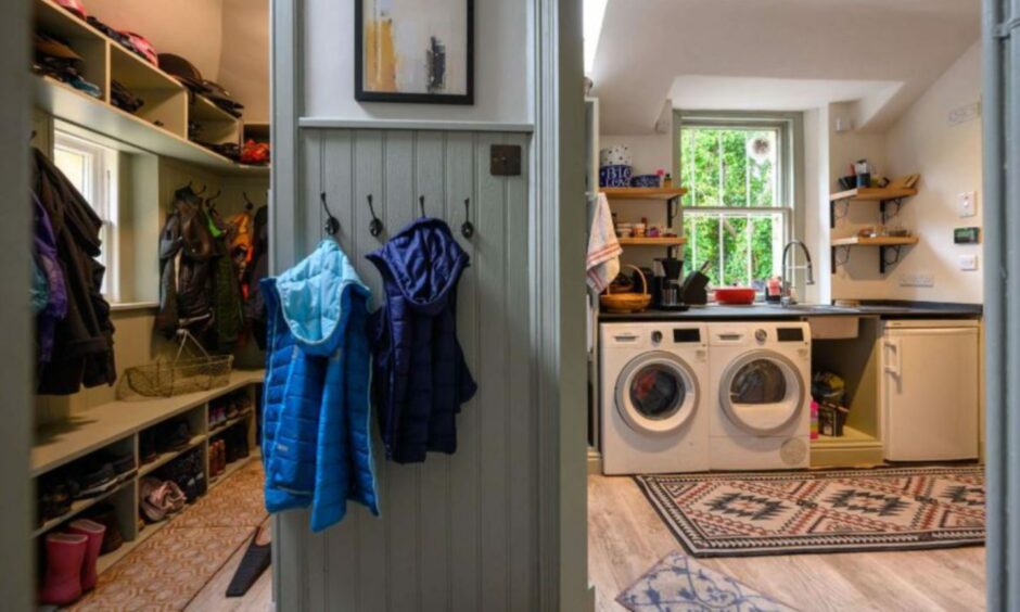 Utility room at Yorkhill in Crieff.