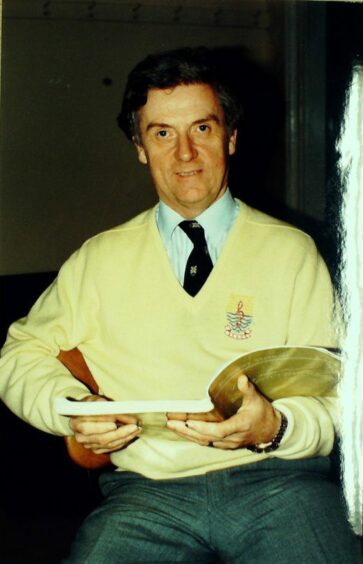 Lifetime member of Broughty Ferry Amateur Operatic Society, Syd in 1994.