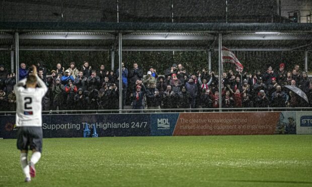 Ryan Ferguson has praised the Brechin City fans for travelling the country to support their team. Image: Brechin City FC.