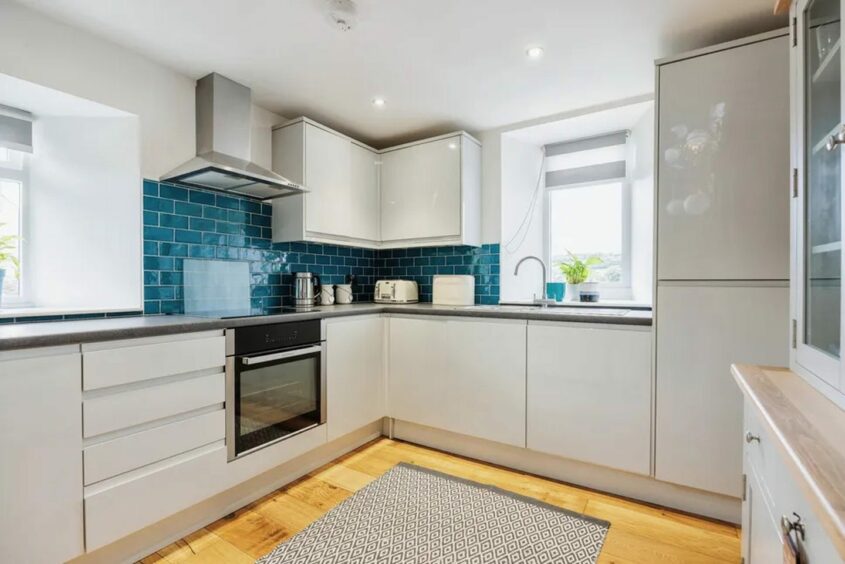 The kitchen of the house in the former Andover Primary School in Brechin