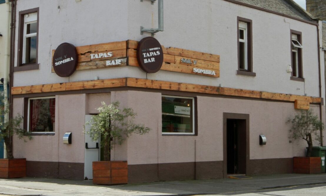Sol y Sombra Broughty Ferry tapas restaurant on sale for £850k