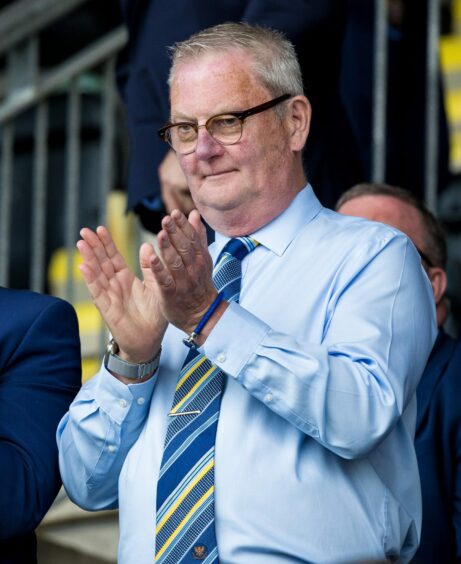 St Johnstone CEO Stan Harris. 