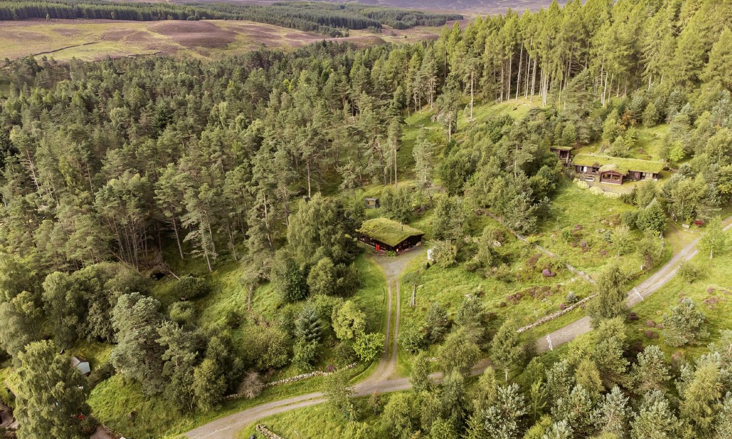 Outside Norwood Lodge near Kirkmichael.