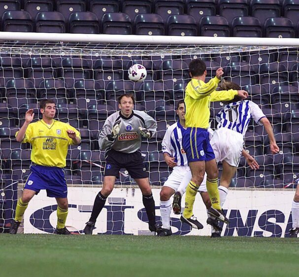 Willie Falconer scored St Johnstone's first winning goal in 2001. 