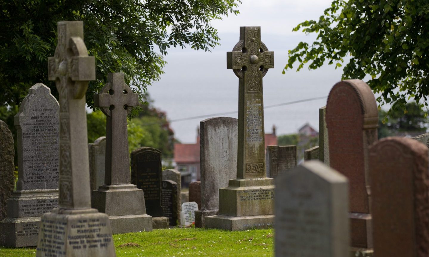 Largo Cemetery in Fife.