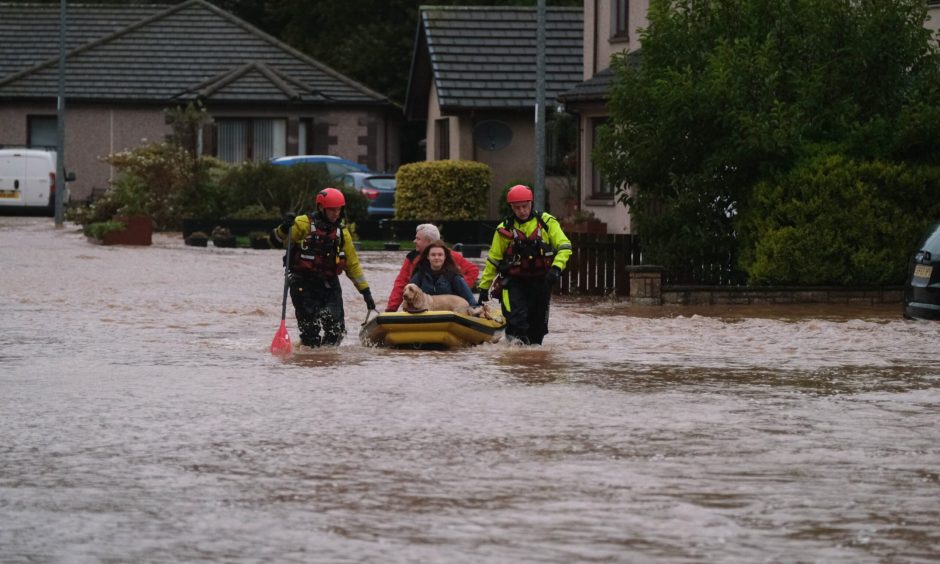 Brechin residents rescued during Storm Babet.