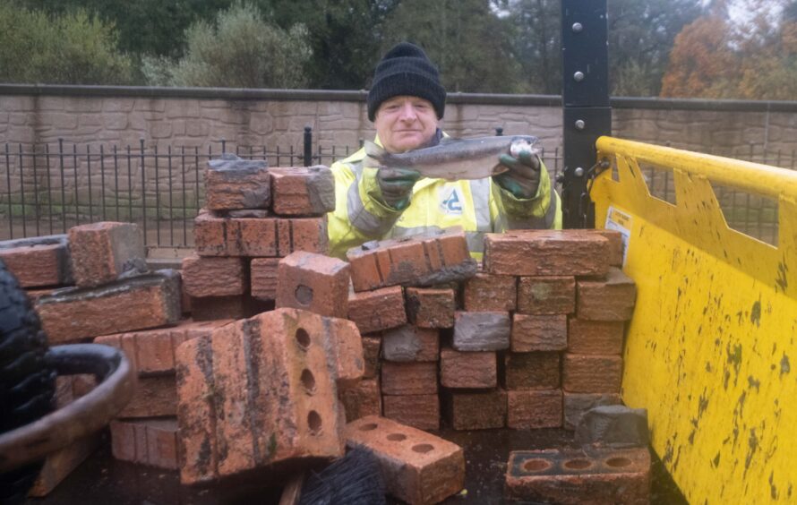 Storm Babet clean-up in Brechin.