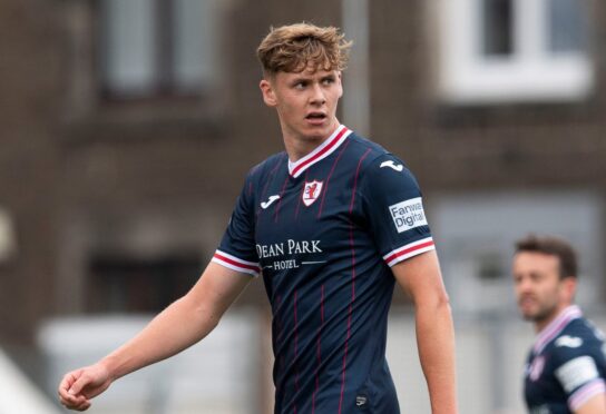 Former Raith Rovers defender Connor O'Riordan has withdrawn from the Scotland under-21s. Image: SNS.