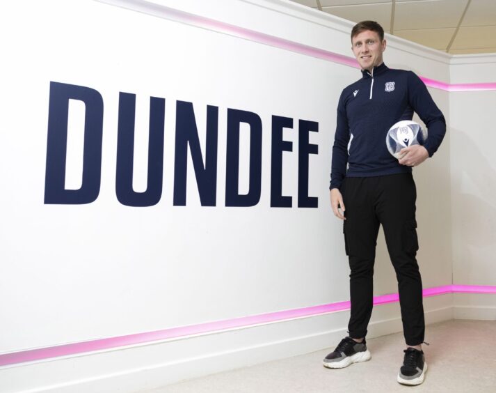 Dundee's Jordan McGhee. Image: SNS