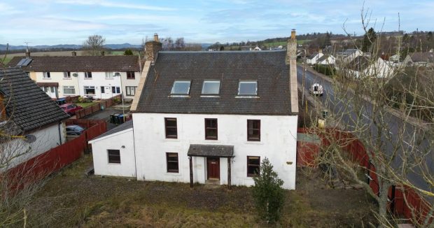 The six-bedroom Burnbank House in Guildtown is on the market for just £250k.