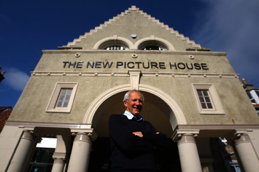 David Morris outside the The New Picture House in St Andrews.