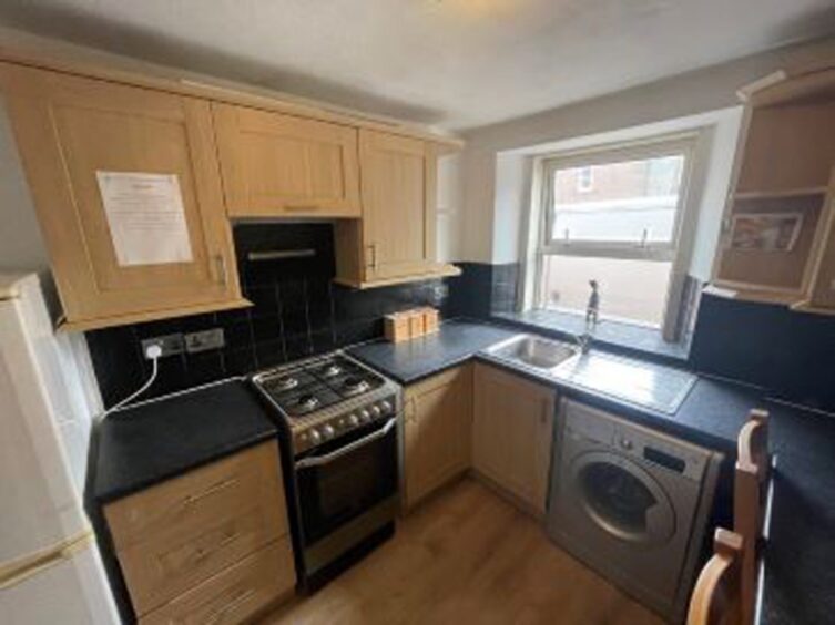 The ground floor kitchen. Image: Property House Scotland