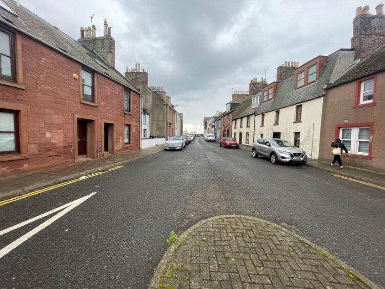 Marketgate property for sale in Arbroath. Street view shows Arbroath harbour is just a couple of hundred yards away.
